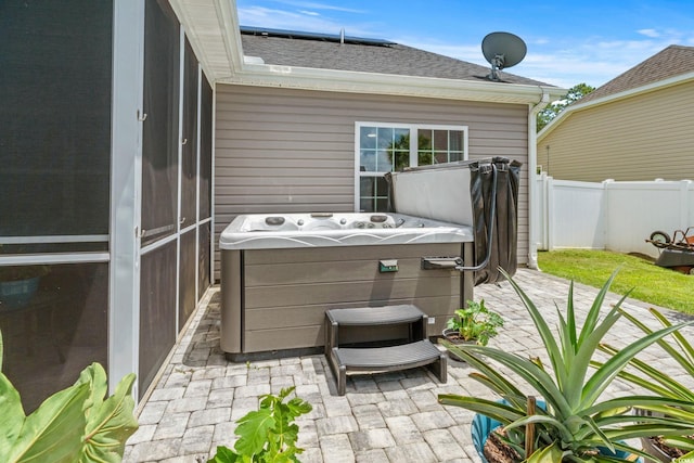 2781 Desert Rose St, Little River, SC 29566 - view of patio / terrace featuring a hot tub