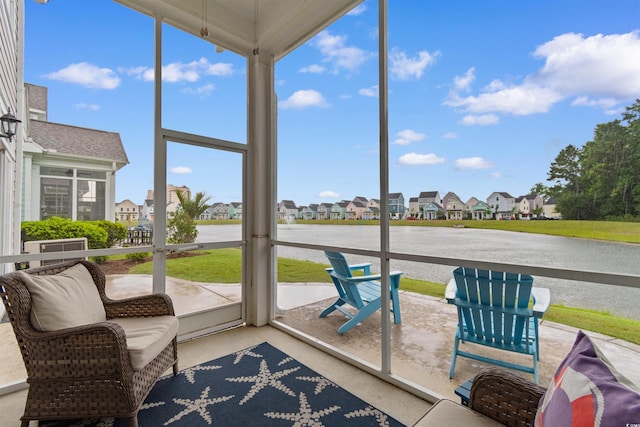 5304 Sea Coral Way N, Myrtle Beach, SC 29582 - sunroom with a residential view and healthy amount of natural light