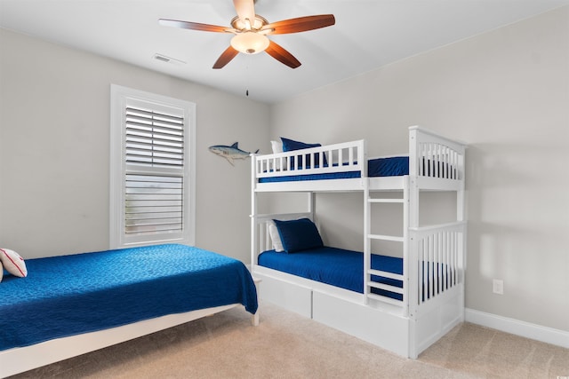 5304 Sea Coral Way N, Myrtle Beach, SC 29582 - bedroom featuring carpet and ceiling fan