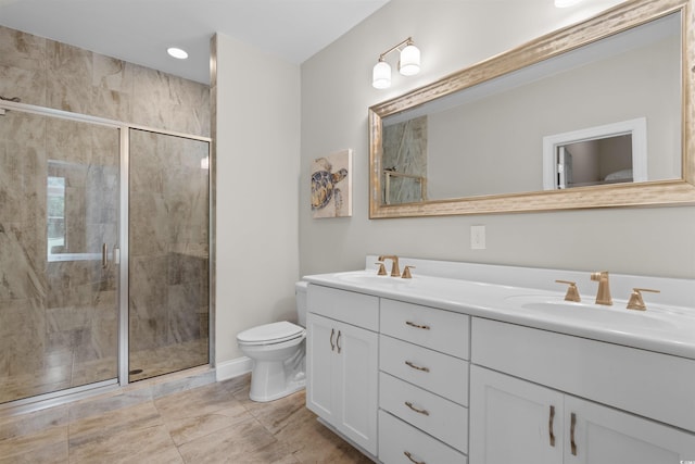 5304 Sea Coral Way N, Myrtle Beach, SC 29582 - bathroom with double vanity and a stall shower