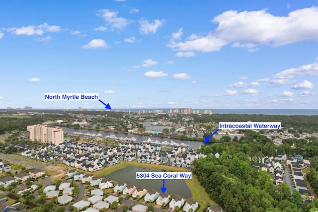 5304 Sea Coral Way N, Myrtle Beach, SC 29582 - view of urban area with a large body of water