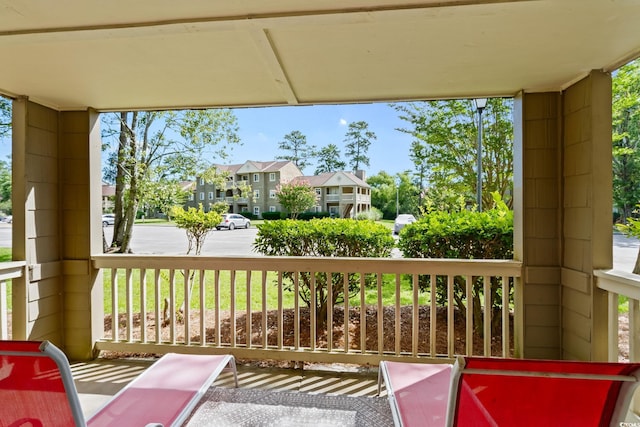 251 Myrtle Greens Dr Unit B, Conway, SC 29526 - porch featuring a residential view