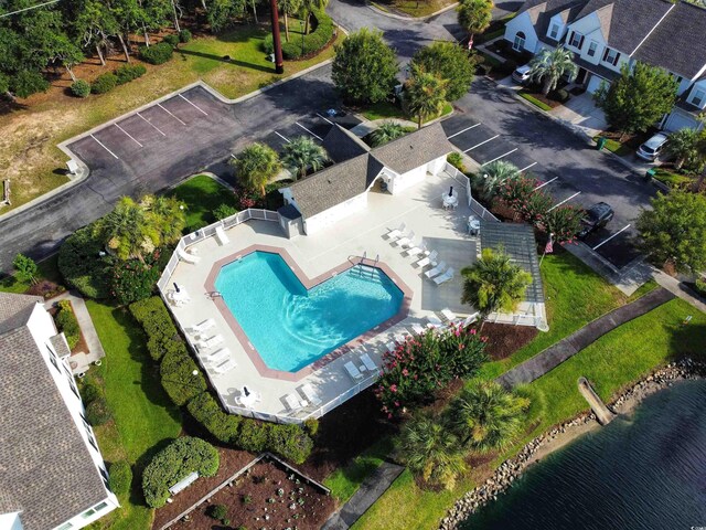 50 Pawleys Place Dr Unit 50, Pawleys Island, SC 29585 - aerial view of a pool area