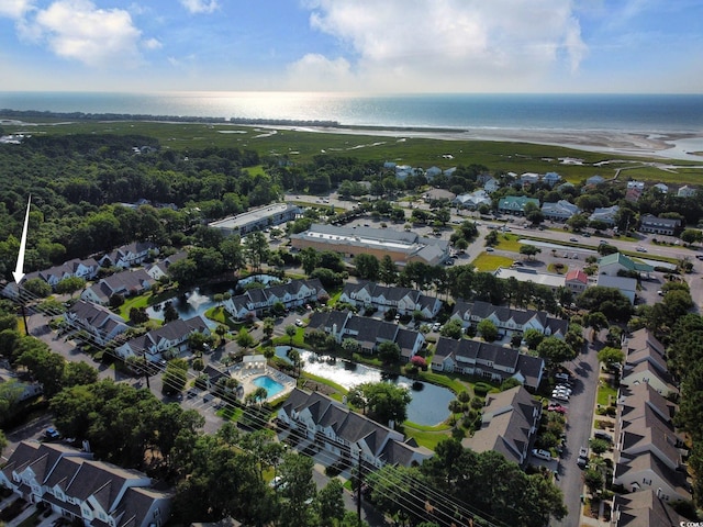 50 Pawleys Place Dr Unit 50, Pawleys Island, SC 29585 - aerial view of property and surrounding area featuring a nearby body of water and nearby suburban area