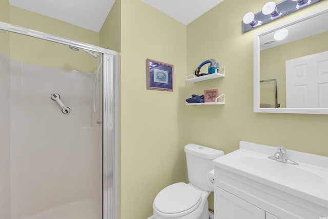 312 42nd Ave N Unit B2, North Myrtle Beach, SC 29582 - bathroom featuring a shower stall and vanity
