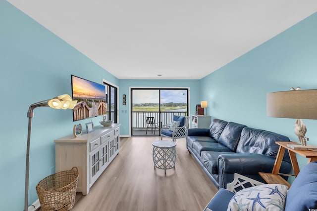 312 42nd Ave N Unit B2, North Myrtle Beach, SC 29582 - living area with light wood finished floors