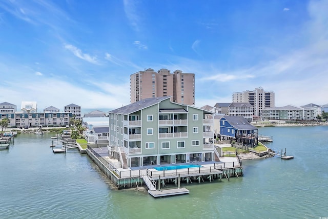 312 42nd Ave N Unit B2, North Myrtle Beach, SC 29582 - view of property with a water view