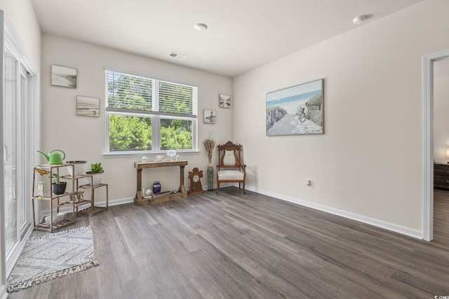 688 Wallace Dr, Little River, SC 29566 - sitting room featuring wood finished floors and baseboards