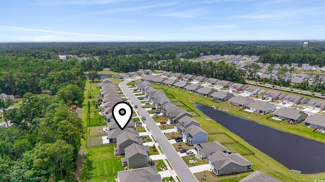688 Wallace Dr, Little River, SC 29566 - aerial view of property's location with nearby suburban area and a large body of water