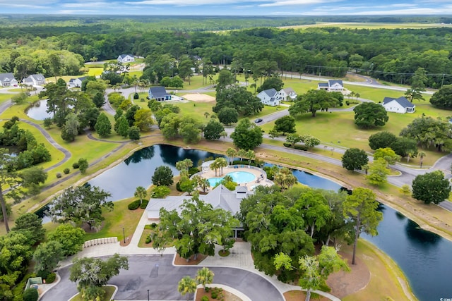 529 Oak Lawn Rd, Georgetown, SC 29440 - bird's eye view of a heavily wooded area and a nearby body of water