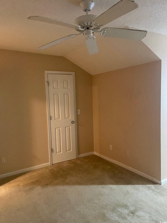 110 Palisade Loop Unit 110, Pawleys Island, SC 29585 - carpeted empty room with ceiling fan and lofted ceiling