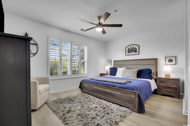 139 Butkus Dr Unit 3, Myrtle Beach, SC 29588 - bedroom with wood finished floors and ceiling fan