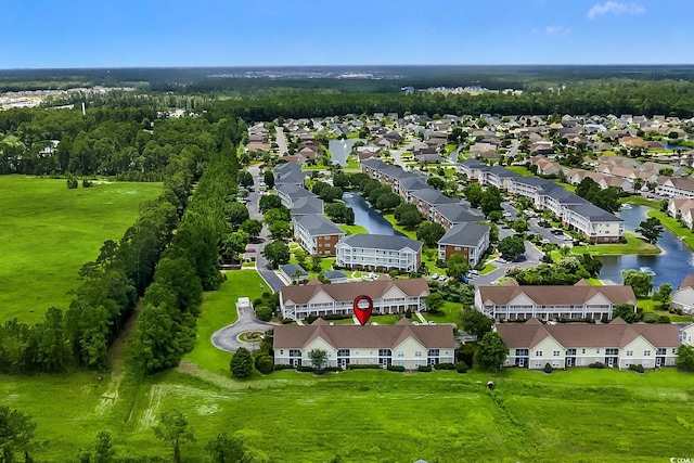 139 Butkus Dr Unit 3, Myrtle Beach, SC 29588 - aerial perspective of suburban area featuring a large body of water