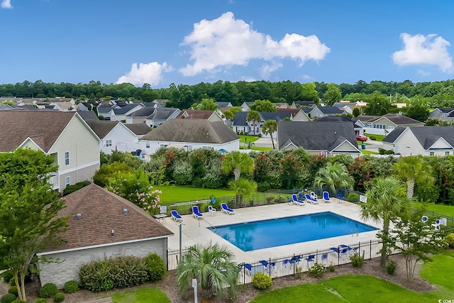 139 Butkus Dr Unit 3, Myrtle Beach, SC 29588 - community pool featuring a residential view and a patio
