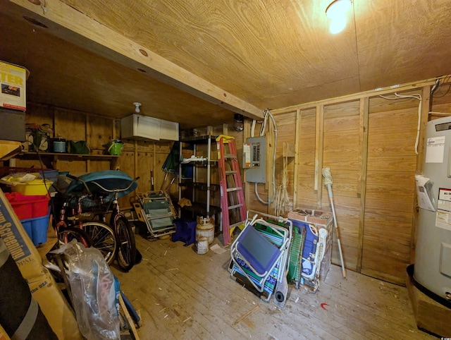 206 Atlantic Ave, Pawleys Island, SC 29585 - storage featuring water heater and electric panel