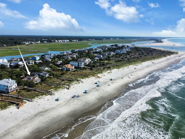 206 Atlantic Ave, Pawleys Island, SC 29585 - aerial view of residential area with expansive coastline