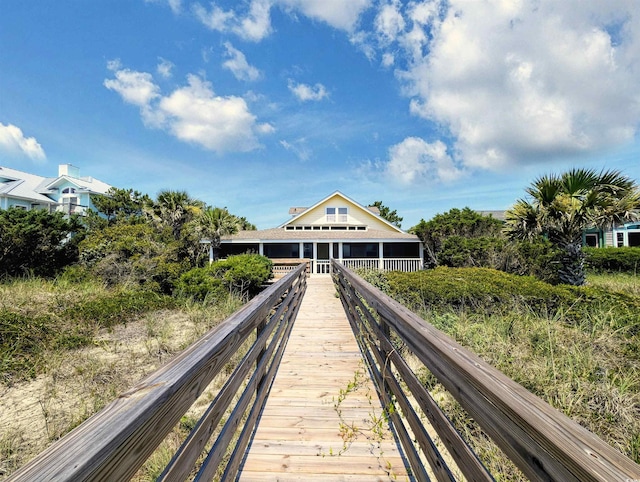 206 Atlantic Ave, Pawleys Island, SC 29585 - view of dock