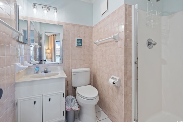 212 N 2nd Ave N Unit 162, North Myrtle Beach, SC 29582 - full bath featuring tile walls, a stall shower, and vanity