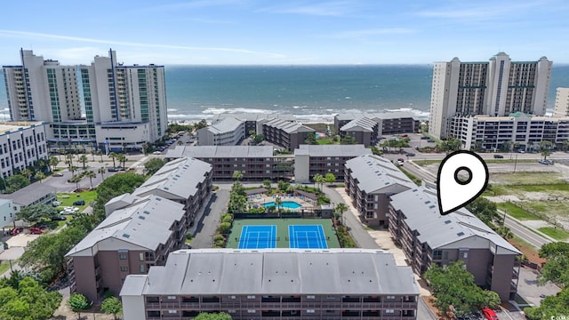 212 N 2nd Ave N Unit 162, North Myrtle Beach, SC 29582 - view of urban area with a pool and a nearby body of water
