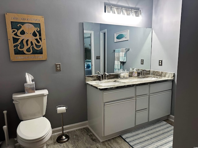 435 Ocean Creek Dr Unit 2731, Myrtle Beach, SC 29572 - bathroom featuring double vanity and baseboards