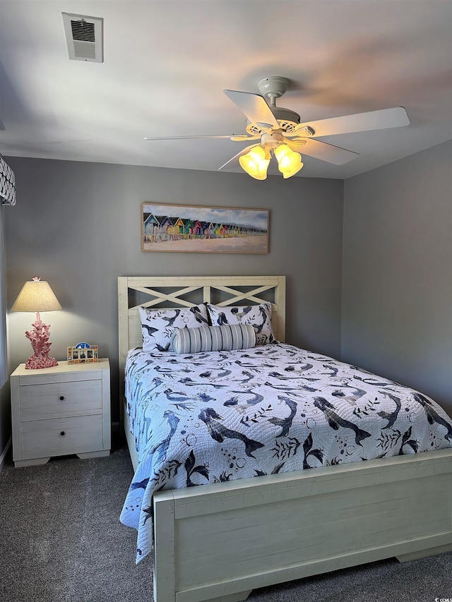 435 Ocean Creek Dr Unit 2731, Myrtle Beach, SC 29572 - carpeted bedroom featuring ceiling fan