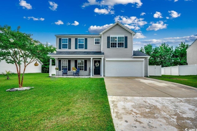 780 Trap Shooter Cir, Longs, SC 29568 - traditional-style home featuring a porch, driveway, and an attached garage
