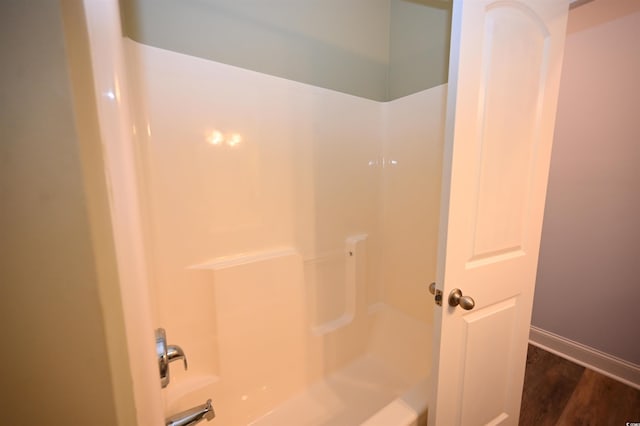 205 Cupola Dr, Longs, SC 29568 - full bathroom featuring shower / washtub combination and wood finished floors