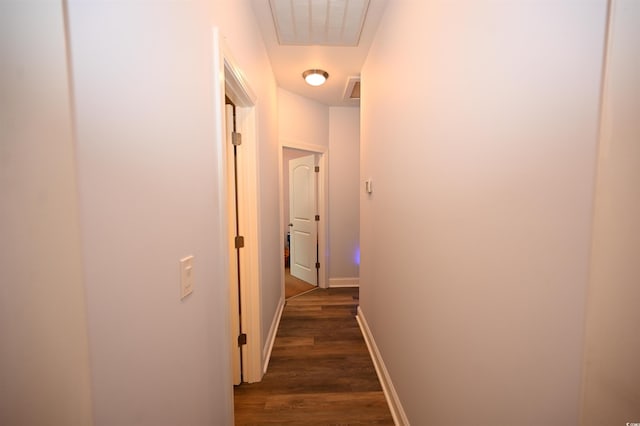205 Cupola Dr, Longs, SC 29568 - hall with dark wood-style flooring and baseboards