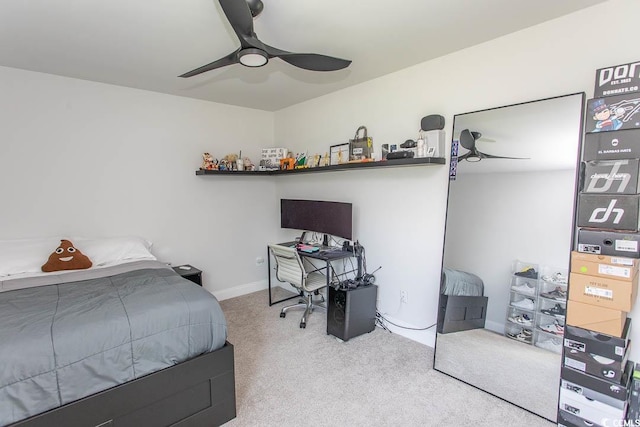 2429 Campton Loop, Conway, SC 29527 - bedroom with carpet floors, a desk, and ceiling fan