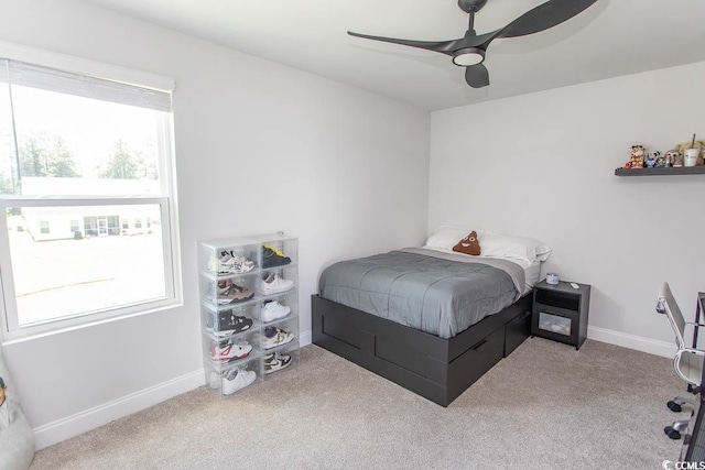2429 Campton Loop, Conway, SC 29527 - carpeted bedroom featuring baseboards and a ceiling fan