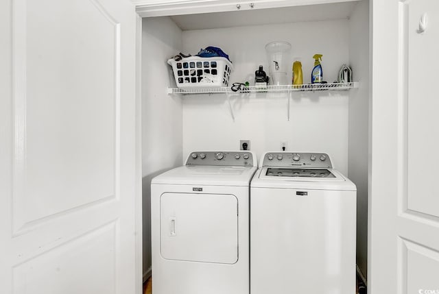 7977 Leeward Ln, Murrells Inlet, SC 29576 - laundry room with washing machine and clothes dryer