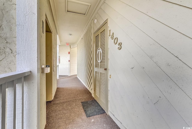 4350 Intracoastal Dr Unit 1403, Little River, SC 29566 - corridor featuring carpet floors