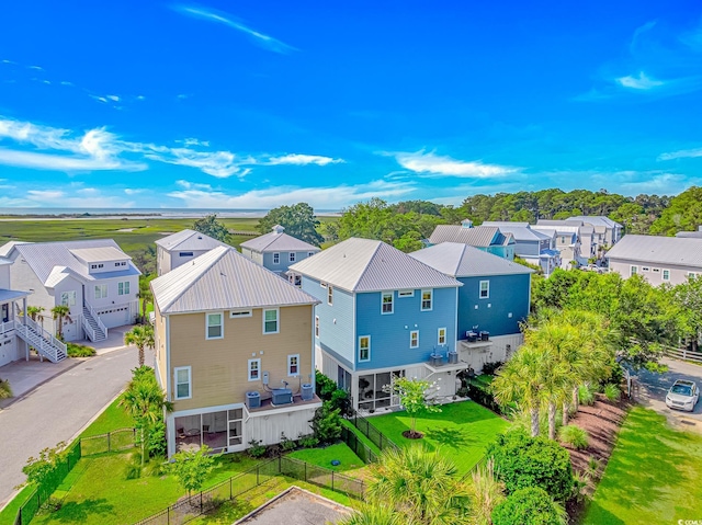 143 Enclave Pl, Pawleys Island, SC 29585 - aerial perspective of suburban area