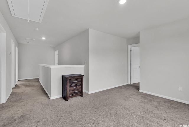 1404 Bellaria Way, Myrtle Beach, SC 29579 - unfurnished living room with attic access, carpet, and recessed lighting