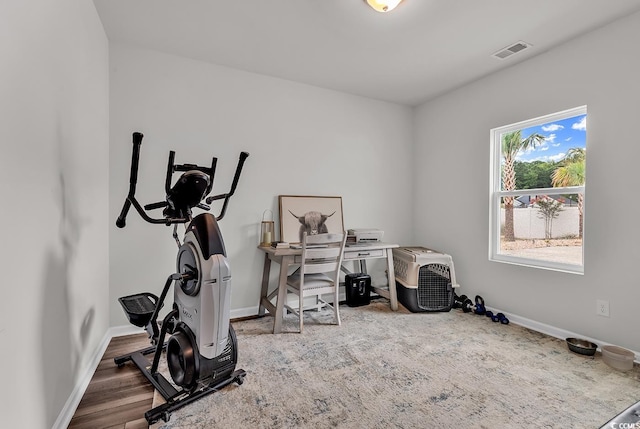 1404 Bellaria Way, Myrtle Beach, SC 29579 - workout area featuring baseboards