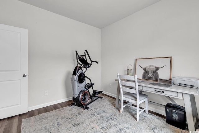 1404 Bellaria Way, Myrtle Beach, SC 29579 - office area featuring baseboards and wood finished floors