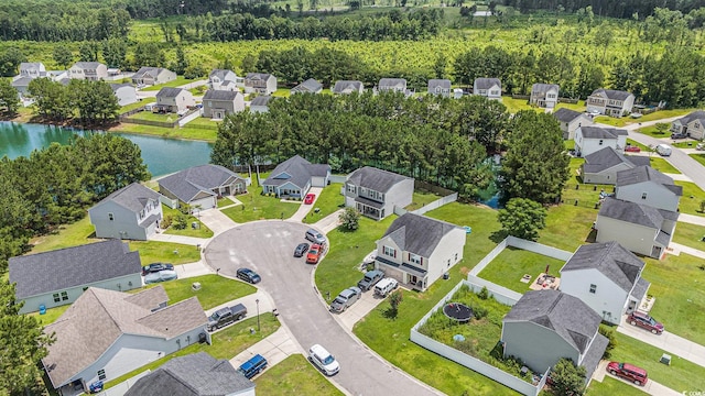 912 Clay Pigeon Ct, Longs, SC 29568 - aerial view of residential area featuring a nearby body of water