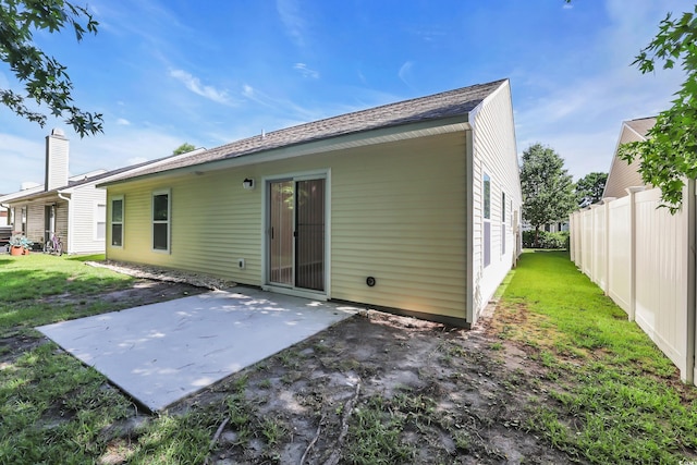 428 Bellegrove Dr, Myrtle Beach, SC 29577 - back of property featuring a patio and a chimney