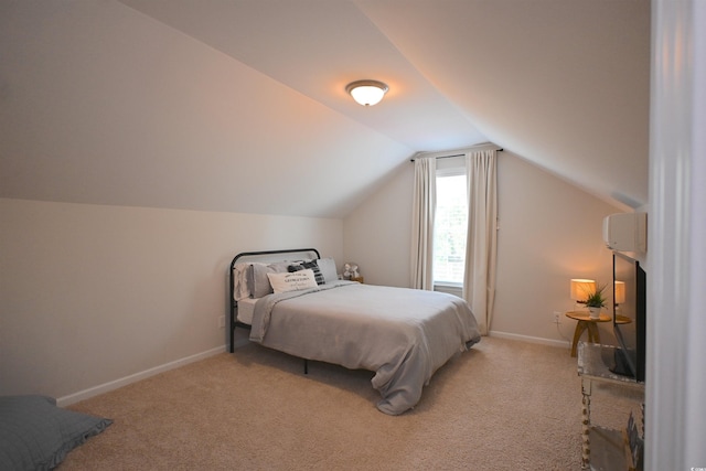 523 Charlton Blvd, Georgetown, SC 29440 - carpeted bedroom featuring lofted ceiling and baseboards