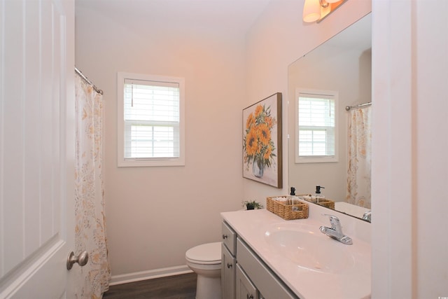 523 Charlton Blvd, Georgetown, SC 29440 - bathroom with vanity and wood finished floors