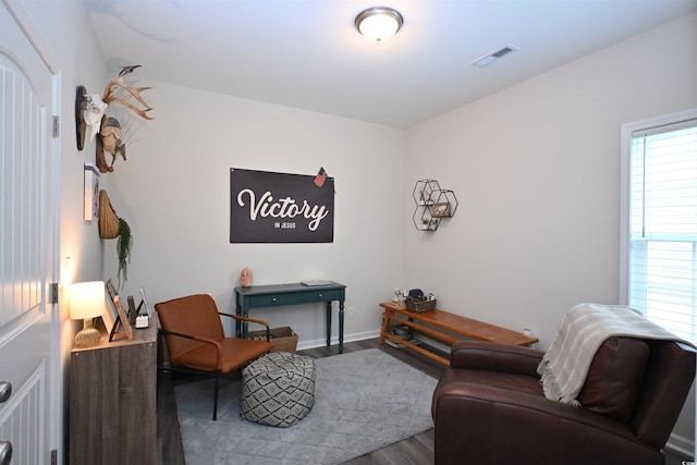 523 Charlton Blvd, Georgetown, SC 29440 - living area with wood finished floors