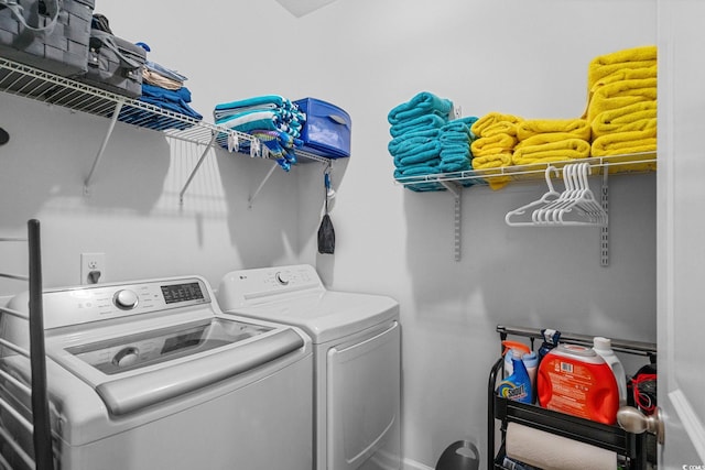 208 Forestbrook Cove Cir, Myrtle Beach, SC 29588 - washroom featuring washer and clothes dryer and baseboards