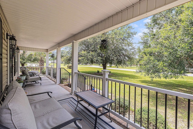 906 Hope Cir, Conway, SC 29527 - porch with a lawn