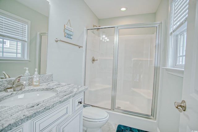 115A 8th Ave N, Surfside Beach, SC 29575 - full bath featuring a shower stall, vanity, and healthy amount of natural light