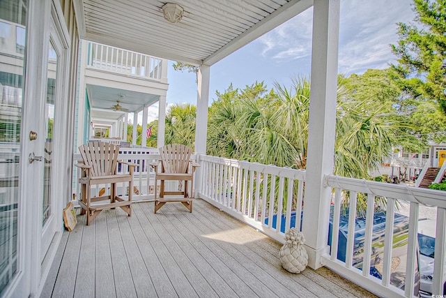 115A 8th Ave N, Surfside Beach, SC 29575 - view of wooden deck