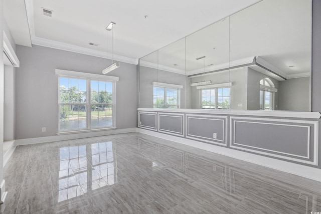 257 Venice Way Unit 2201, Myrtle Beach, SC 29577 - spare room with crown molding and baseboards
