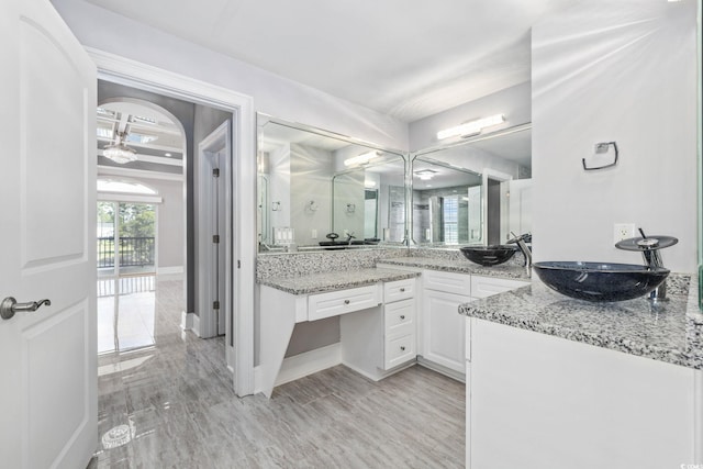 257 Venice Way Unit 2201, Myrtle Beach, SC 29577 - full bath featuring vanity, wood finished floors, and a shower