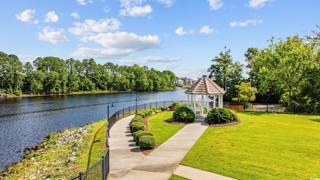 257 Venice Way Unit 2201, Myrtle Beach, SC 29577 - water view with a gazebo