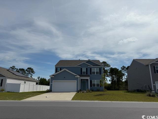 2061 Ridgedale Dr, Conway, SC 29526 - traditional-style home featuring concrete driveway and a garage