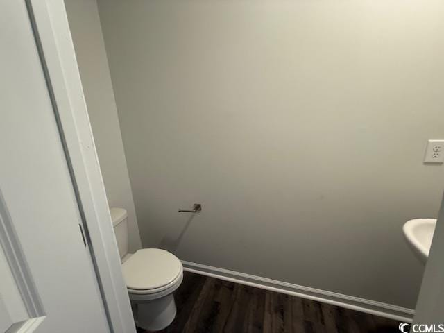 2061 Ridgedale Dr, Conway, SC 29526 - bathroom with wood finished floors and toilet